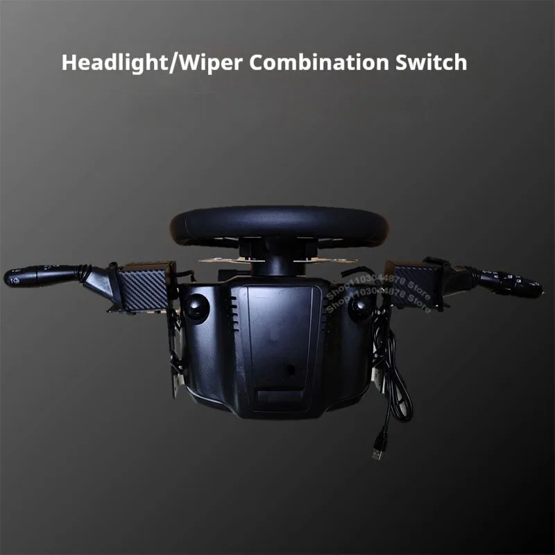 For Logitech G27 G29 G923 Racing Simulator Steering Wheel European And American Truck turn Signals Wipers Key Ignition Switch