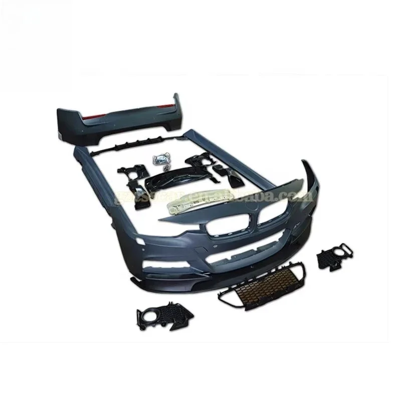 M-Performance Style Front Bumper Side Skirt Kit for 2015 Bnw 3 Series F30