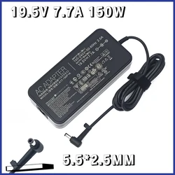 19.5V 7.7A A17-150P1A 5.5x2.5mm AC Adapter Laptop Charger For Asus TUF Gaming FX504  ROG G73GX GL503G G72GX G53J G75VX G75VW