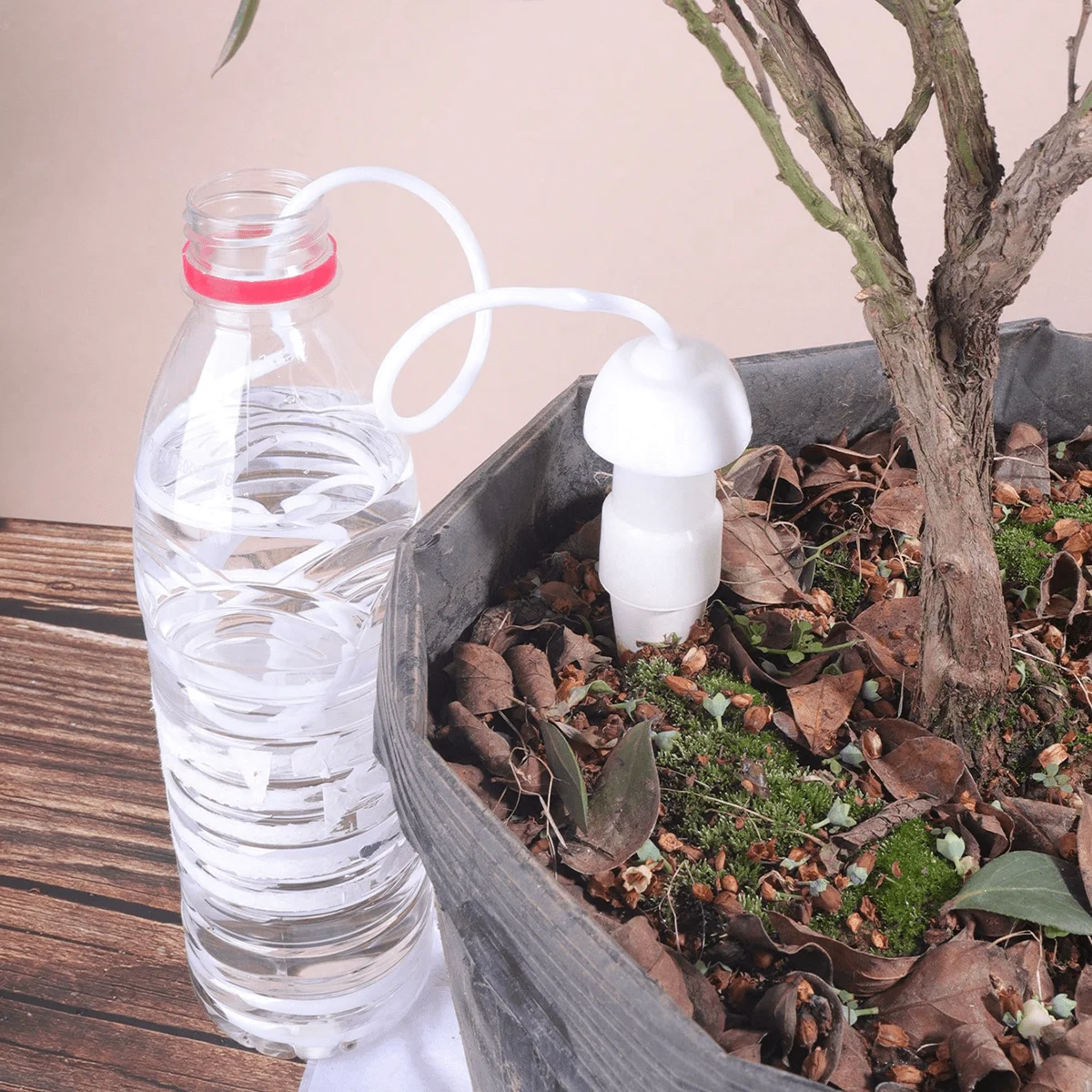 4pcs Creative Portable Practical Flower Potted Automatic Watering Irrigation Device Drip Plant Waterer Gardening Tool Plastic An