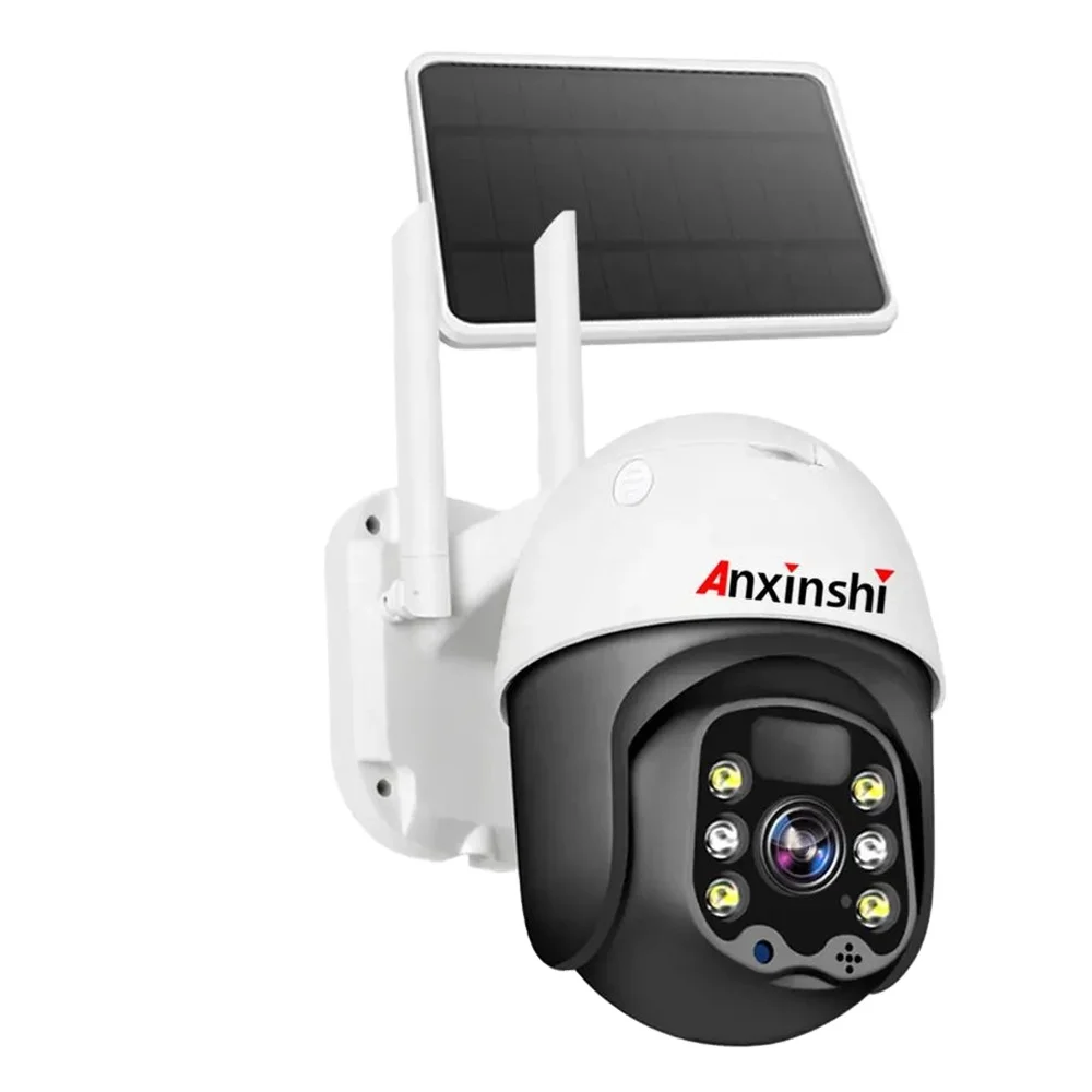 Tuya APP 1080P كاميرا تعمل بالطاقة الشمسية 4G كاميرات PTZ خارجية 4g بطاقة Sim عرض الهاتف المحمول PTZ كاميرا CCTV بالطاقة الشمسية 4G #1