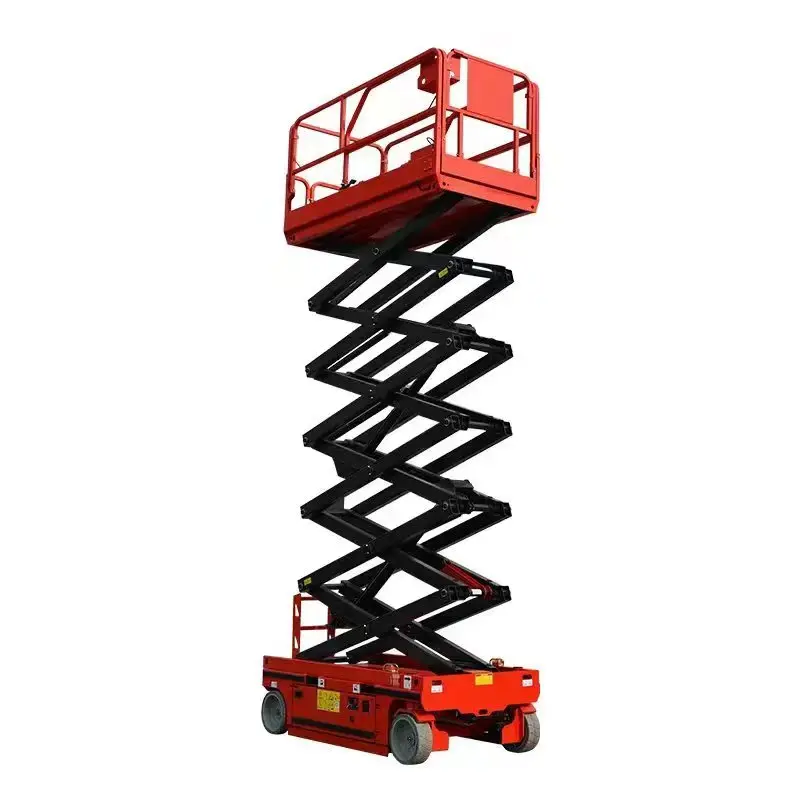 Fully self-propelled aerial work platform 12 meters configuration single