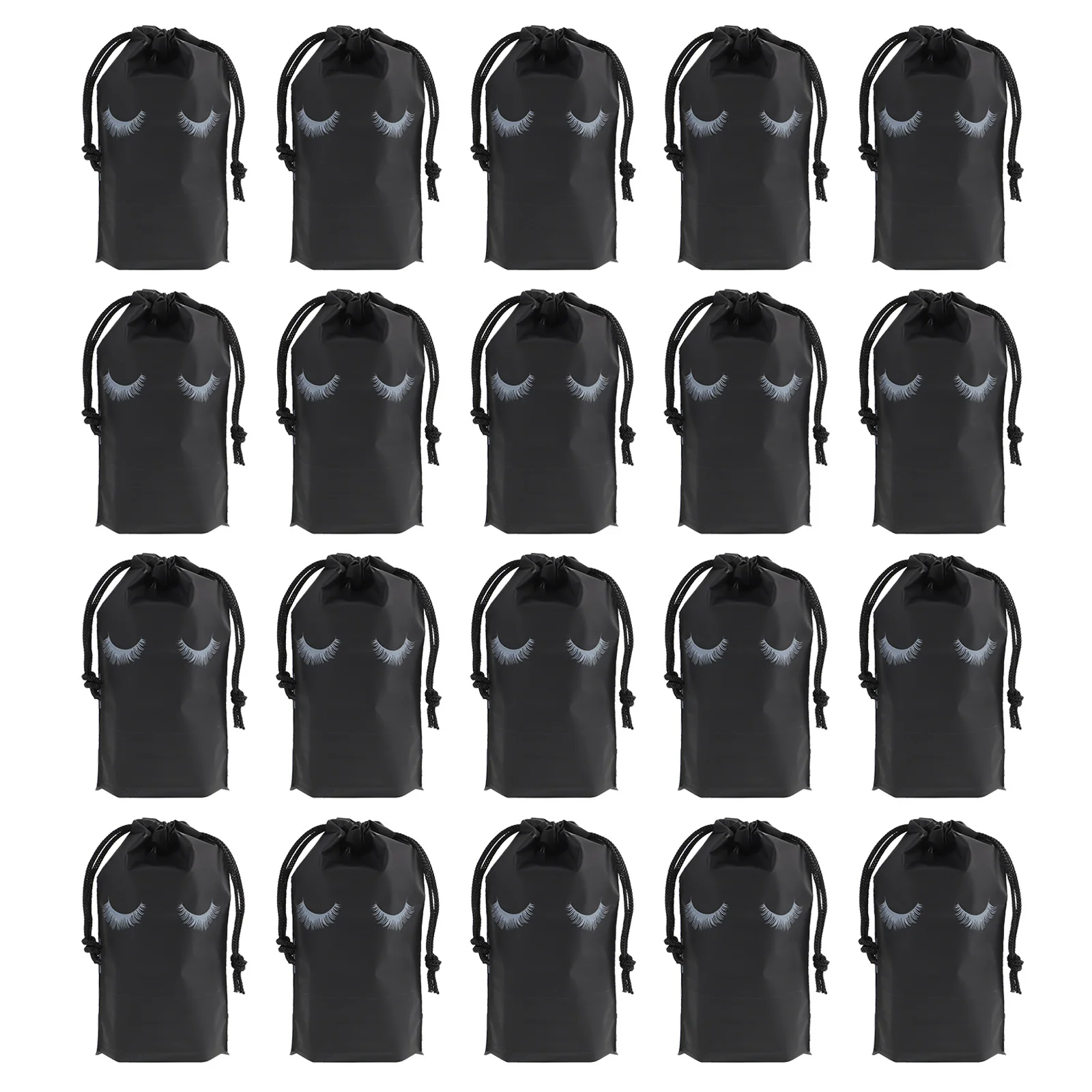 

100Pcs Makeup Storage Pouch Reusable Eva Organizer Travel-Sized Toiletry Bag with Drawstring for Business Weekend