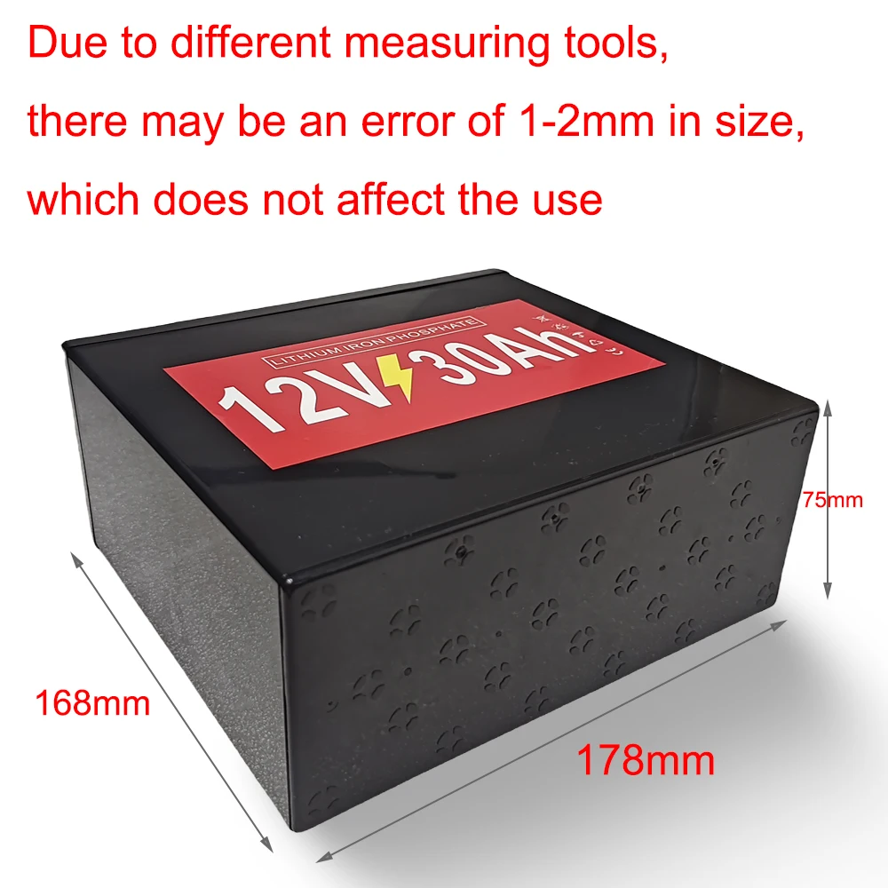 

RV Campers Off-Road 12V 30AH 50AH 80AH 100AH 200AH LiFePO4 Battery Pack With Upgraded BMS Lithium Power Golf Cart
