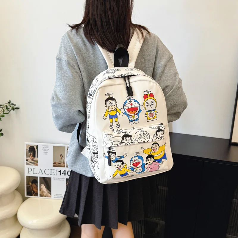 

Doraemon Cartoon Student Schoolbag Cute Cartoon Dingdang Cat New Large Capacity Casual Male Female Backpack