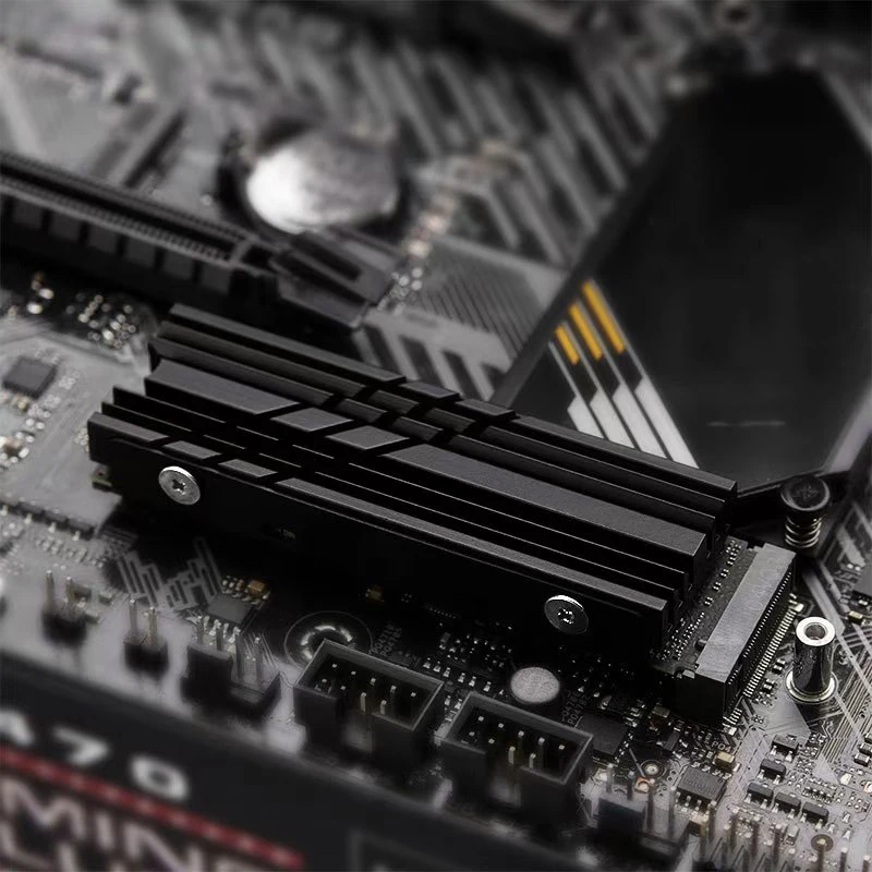 ฮีทซิงค์ SSD แบบสองด้าน 1 ชิ้น พร้อมแผ่นซิลิโคนระบายความร้อน Final Cool IceSoul 01 สำหรับ M.2 2280 M.2 2242 M.2 2230