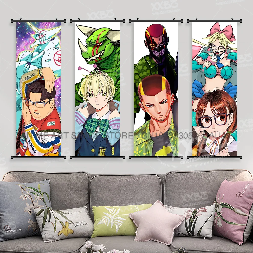 DAN DA DAN Anime-Heimdekoration, Leinwandrollen, Bilder, Momo Ayase, Poster, Druck, Wandkunst, hängende Malerei, Nachttisch-Hintergrund – Detail 3