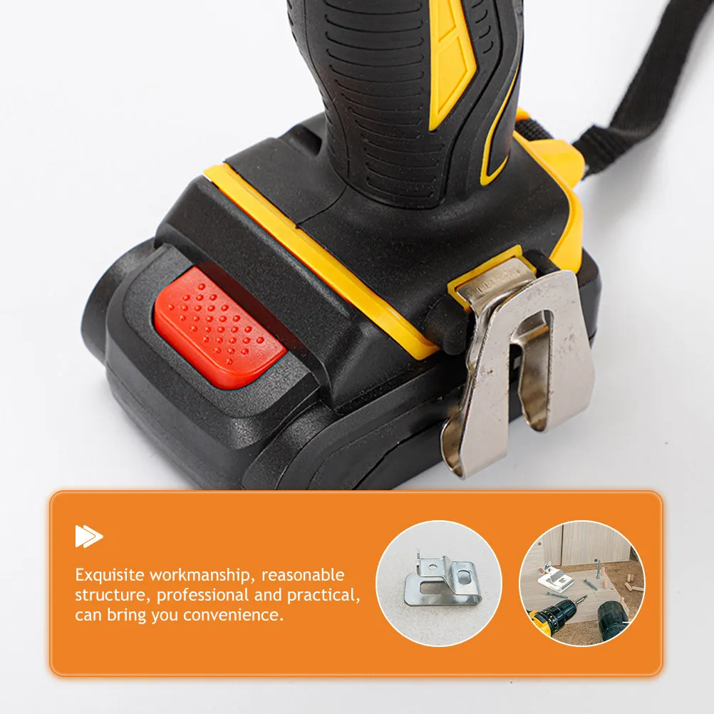 

10Pcs Belt Clip Hook Heavy Duty for Power Tool Drill Driver Key Holder Replacement Key Holder for Belt
