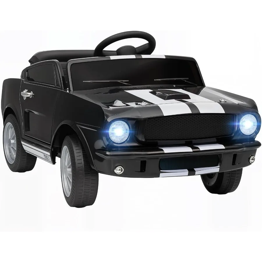 ライセンス取得済み シェルビー GT 350 乗用玩具 12Vバッテリー駆動 電動カー リモコン付き リアサスペンション 調整可能速度 MP3 S