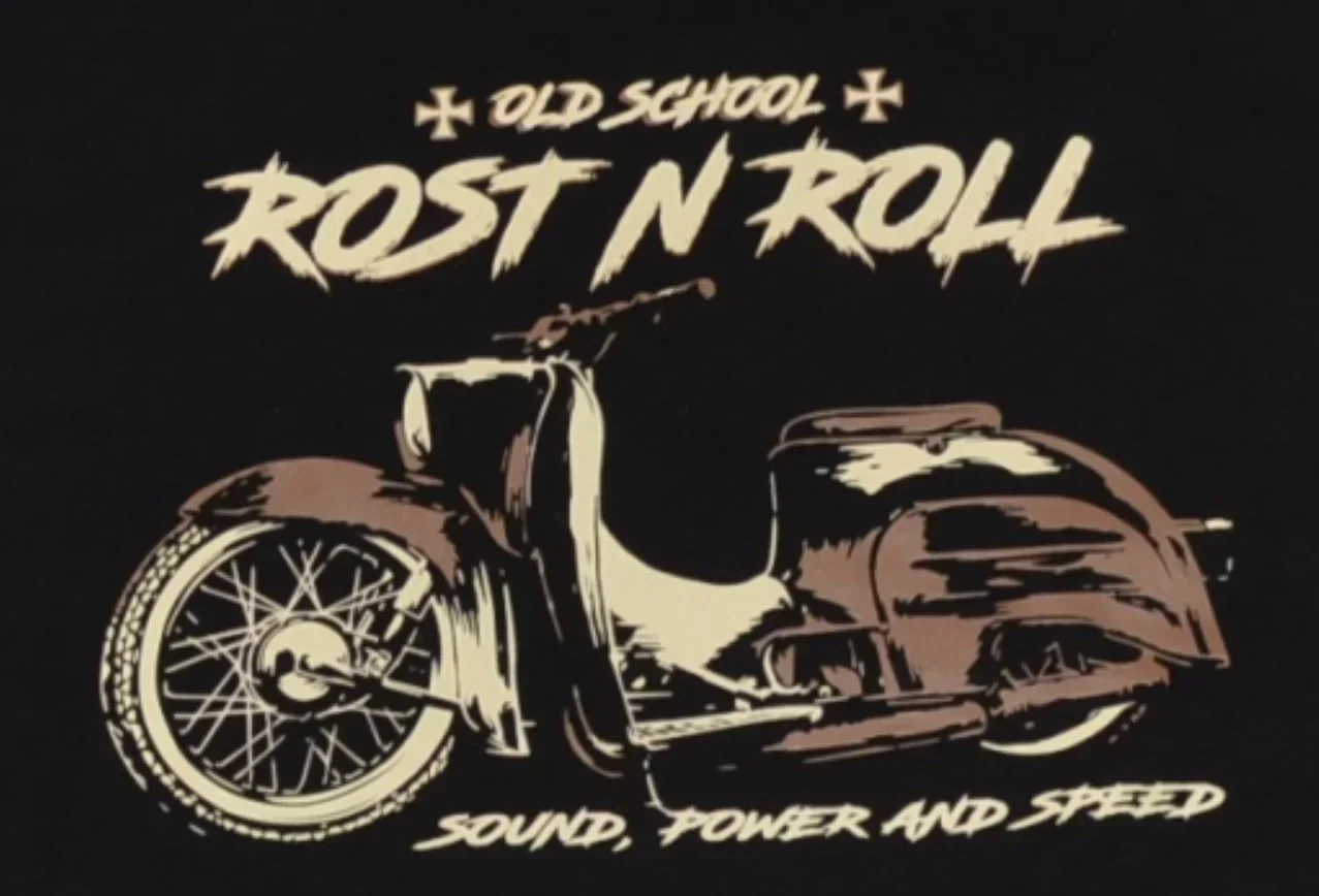 Sound, Power and Speed. Old School Rost n Roll Simson Schwalbe T-Shirt. Premium Cotton Short Sleeve O-Neck Mens T Shirt New