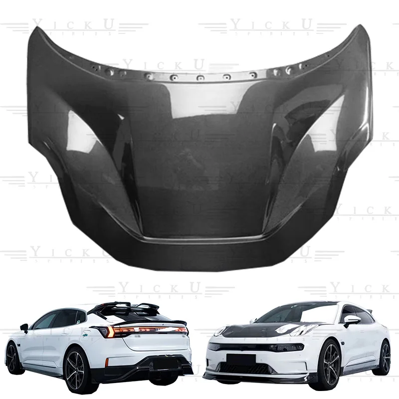 

Perfect Assembly Kit for ZEEKR 001 2021-2023 Upgrade ROBOT Style Carbon Fiber Body Kit Engine Hood Fiberglass Hood