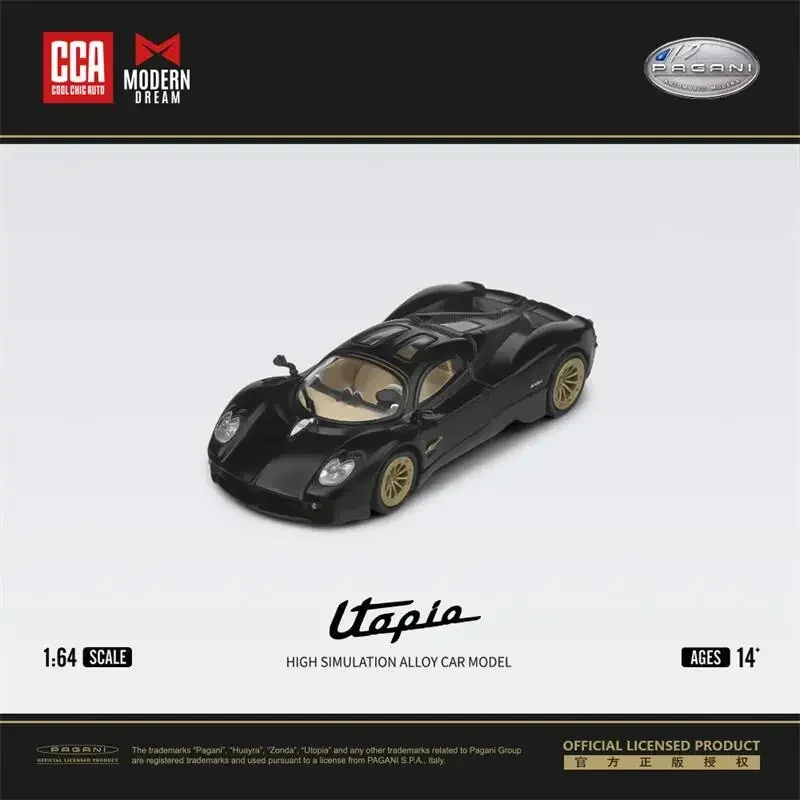 MD x CCA 1:64 Pagani Utopia Diecast Model Car