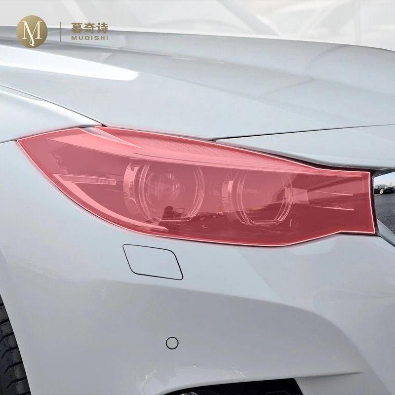

Для BMW F34 3GT 2013-2018 предварительно вырезанная автомобильная внешняя фара устойчивая к царапинам защитная пленка из ТПУ прозрачная/копченая черная