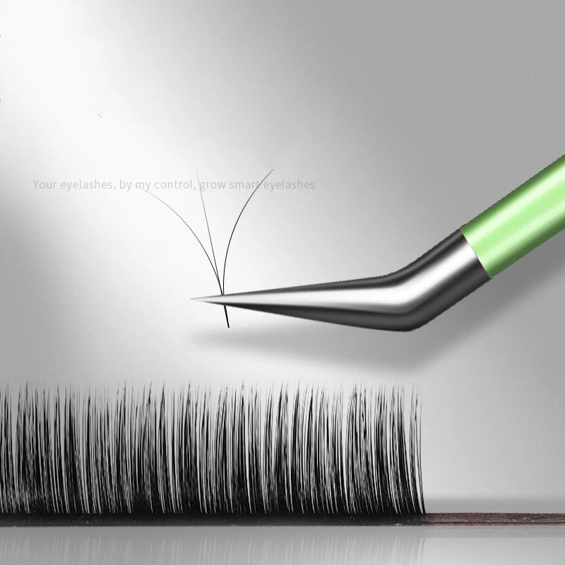 ملقط الرموش تطعيم وصق مقاطع الرموش المزيفة، مشابك ريش ذهبية عالية الدقة، مصممة خصيصًا لمصففي الشعر #3