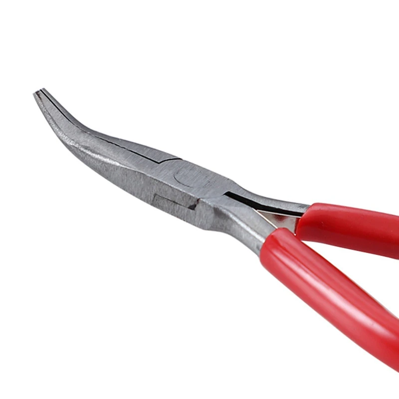 3 Pcs Jewelry Pliers Set Includes 6-In-1 Buckle Ring Pliers, Nylon Nose Pliers, Curved Nose Pliers, For Jewelry Making
