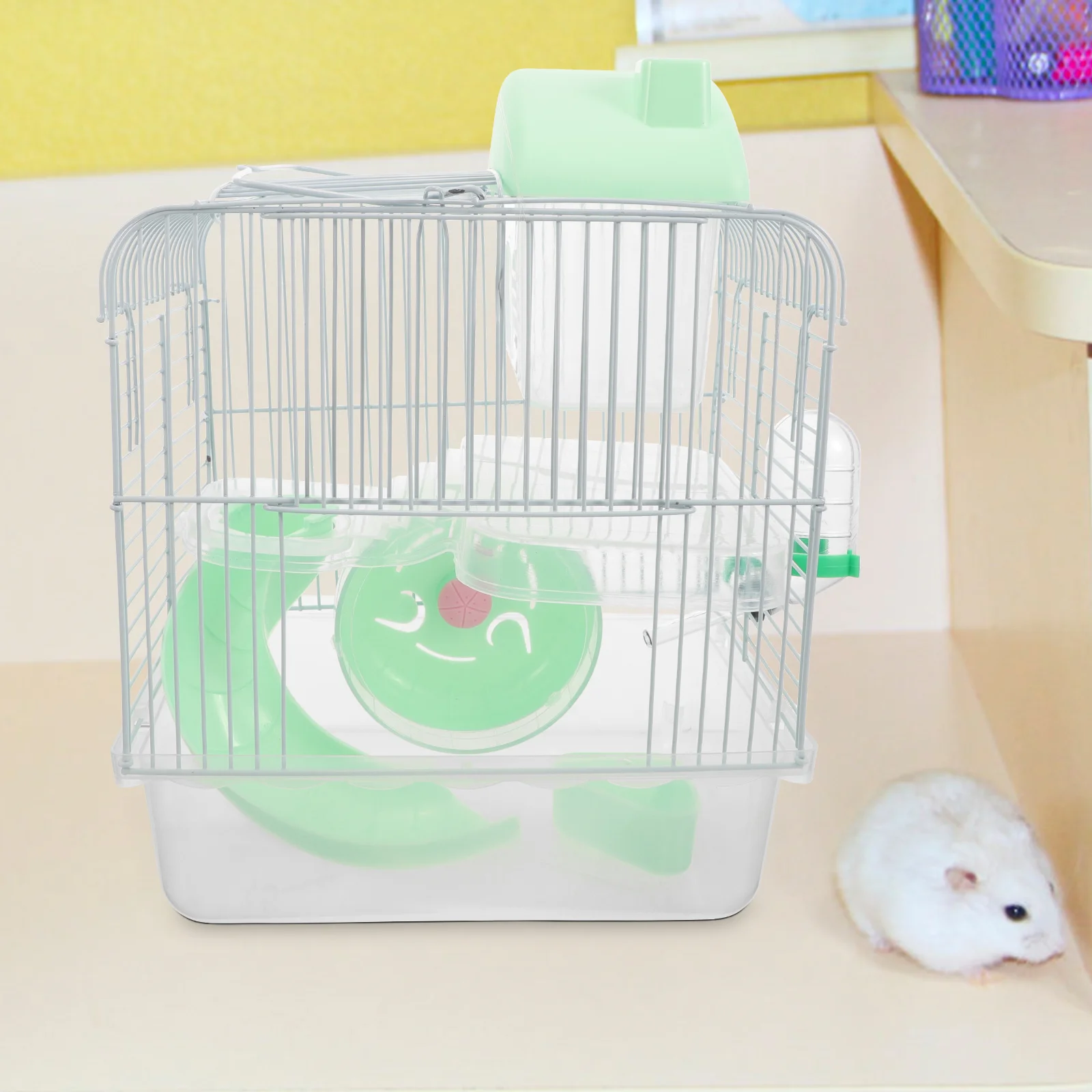 Hamster Cage Cages Mouse for Pet Mice Small Hamsters Hideout Guinea Pig Toys Dwarf Chinchilla Large Castle Crystal Villa