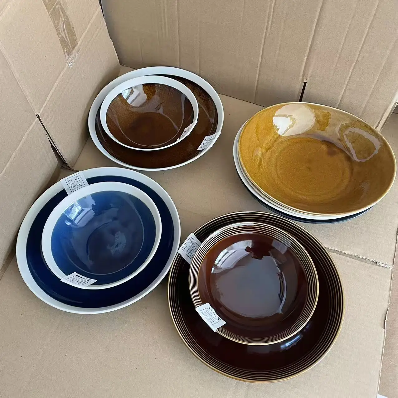 

Ultra-Lightweight Cerc Oval Plate Bowl Di Turned Glaze New Model Japanese Made Adult Capaci 30mL-400mL Restaurant/Cof...