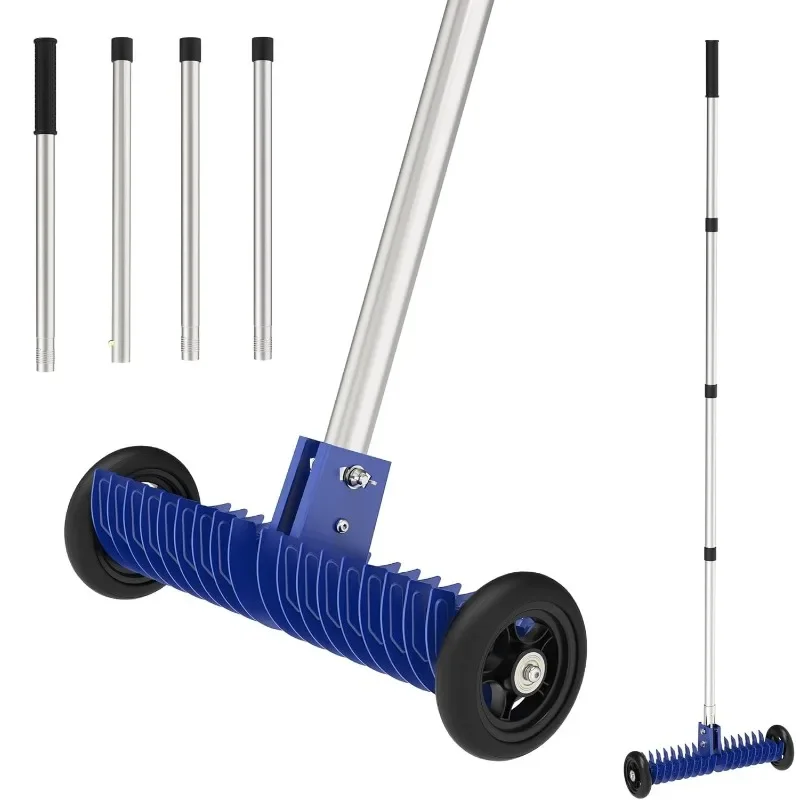 Wheeled manual lawn edger, artificial lawn mower, weed removal garden tools