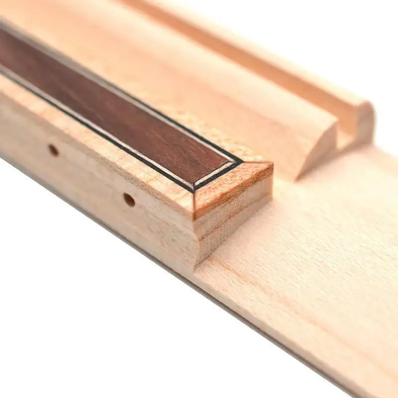 Stegset aus Palisander für Akustikgitarre mit Stiften, Mutter und Sattel, obere untere Saitenkissen für Folk-/Klassiker-/Uku-Gitarrenzubehör – Detail 17