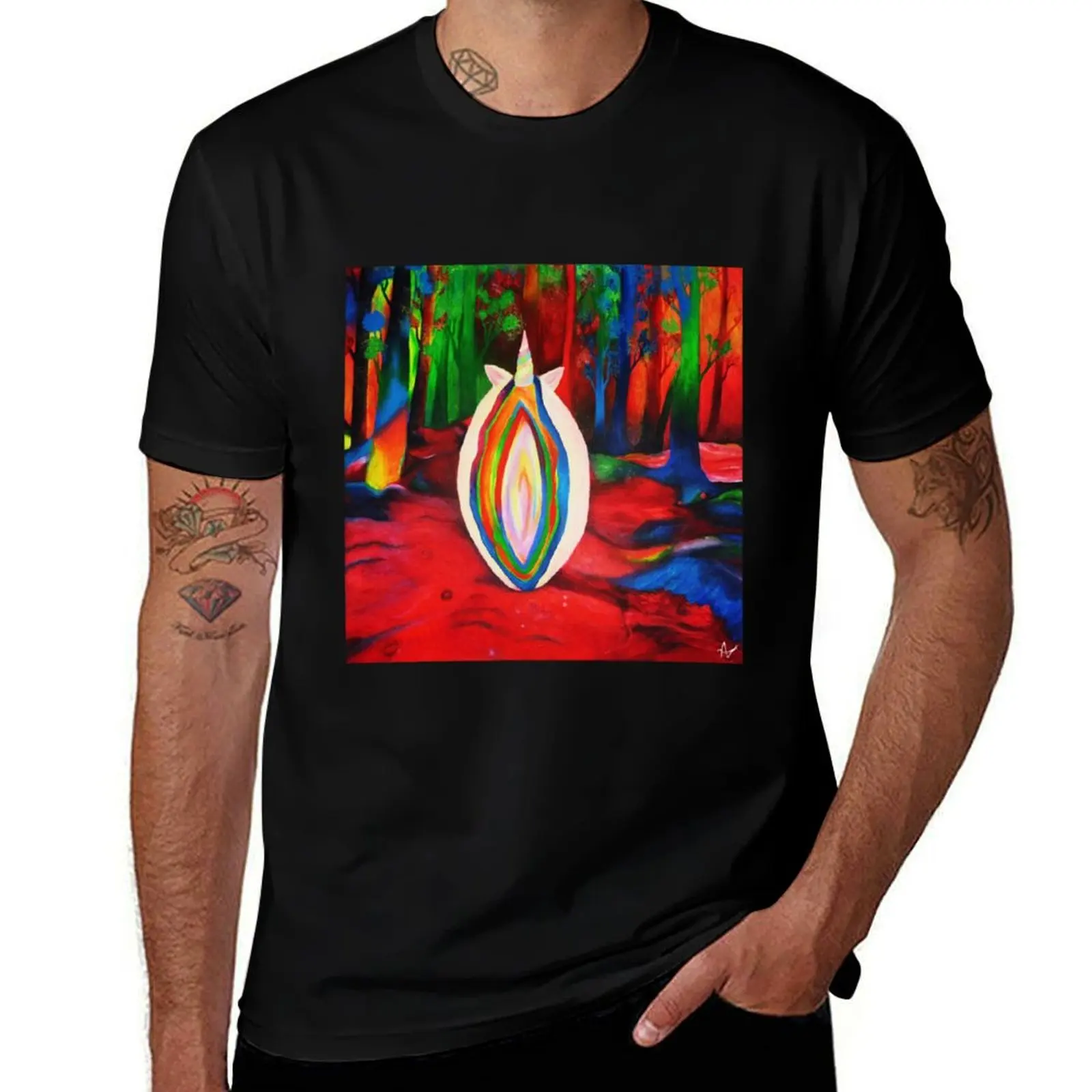 

Vulvar Unicorn T-Shirt Comfortable Daily Wear Tee