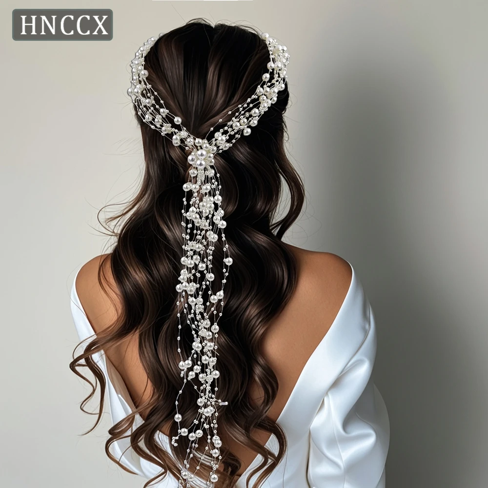 Youlapan estilo boêmio cristal cabelo videira atmosfera enfeites de cabelo de noiva popular feminino cocar meninas fotografia adereços hp538