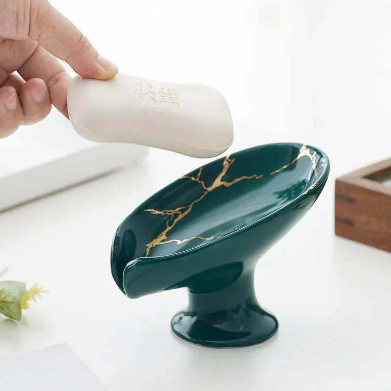 

TingKe скандинавский свет, роскошная овальная мраморная текстура, керамическая мыльница, креативная современная минималистичная домашняя сливная мыльница для ванной комнаты