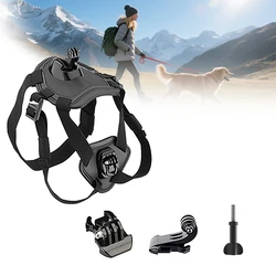 Dog Harness Soft and Adjustable for Gopro hero 13 12 11 10 9 8 7 6 5 4 Session for DJI OSMO Action 5pro 4 3 insta360 X4 X3 cam