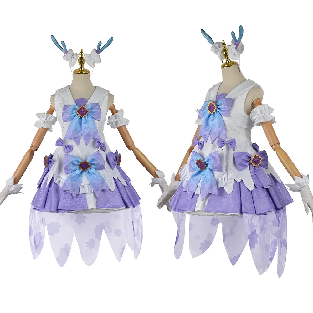 Honor of Kings Time Wish Realm Yao Cosplay Costume Two Dimensional Game Role Play Outfit Full Set Girls Women