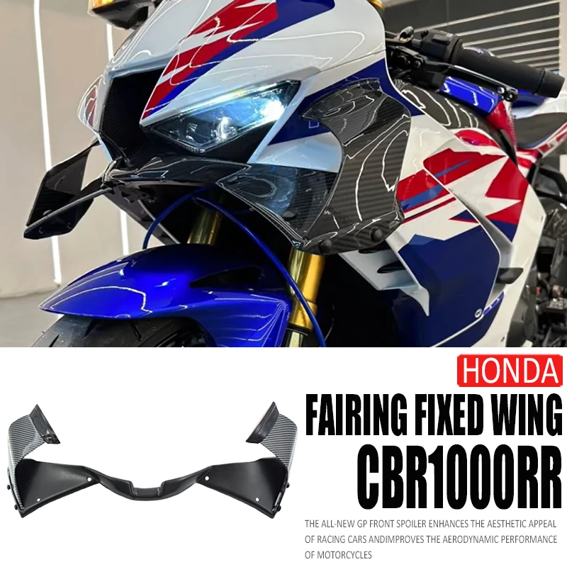 

For Honda CBR1000RR-R FIREBLADE 2020-2023 New Motorcycle Front Fairing Decorative Wing Side Winglet Air Deflector Air Spoiler