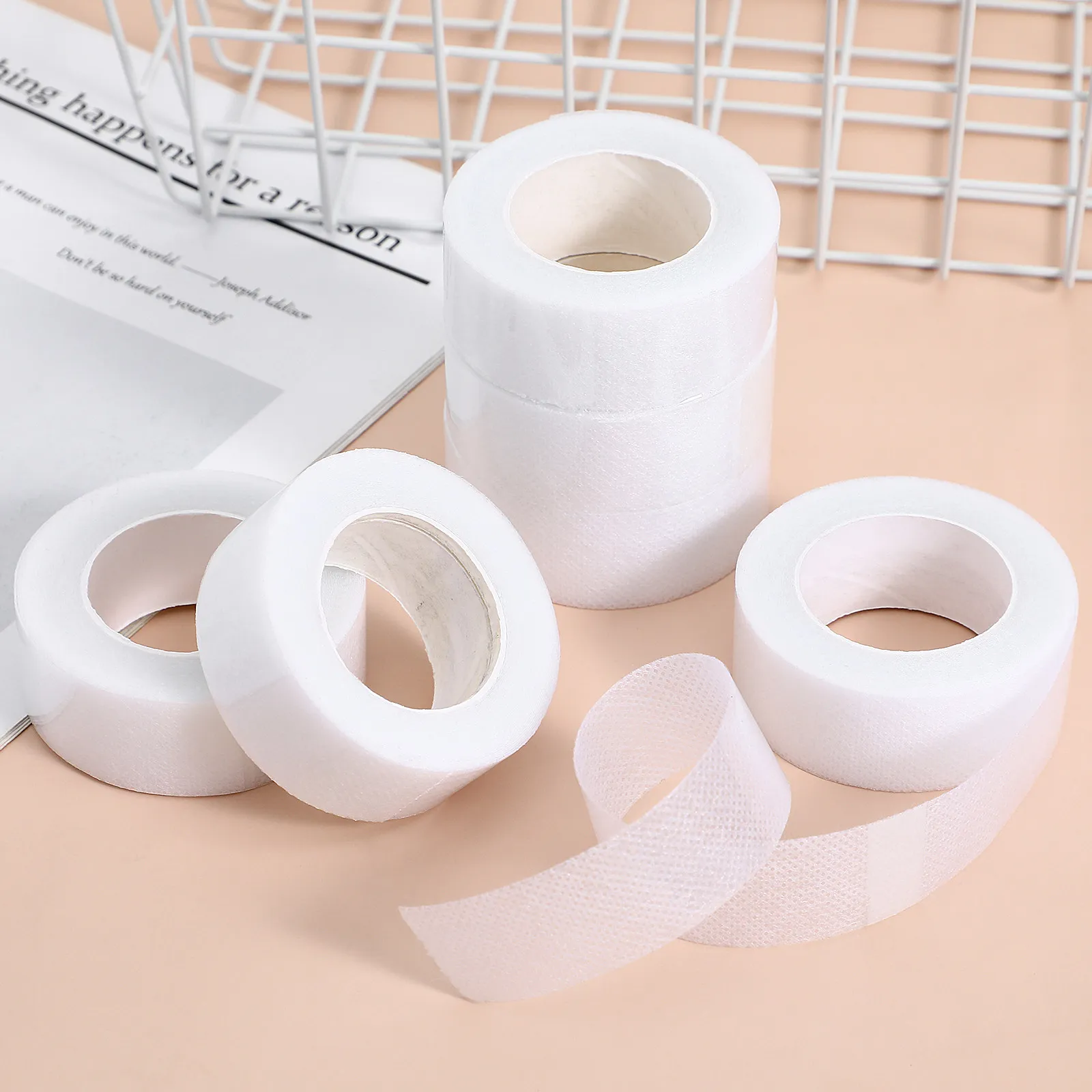 6 Rolls Disposable Shirt Neck Liner Self-Adhesive Collar Protector Sweat Tapes Sweat Absorption Pad Shirt Collar Neck For Travel