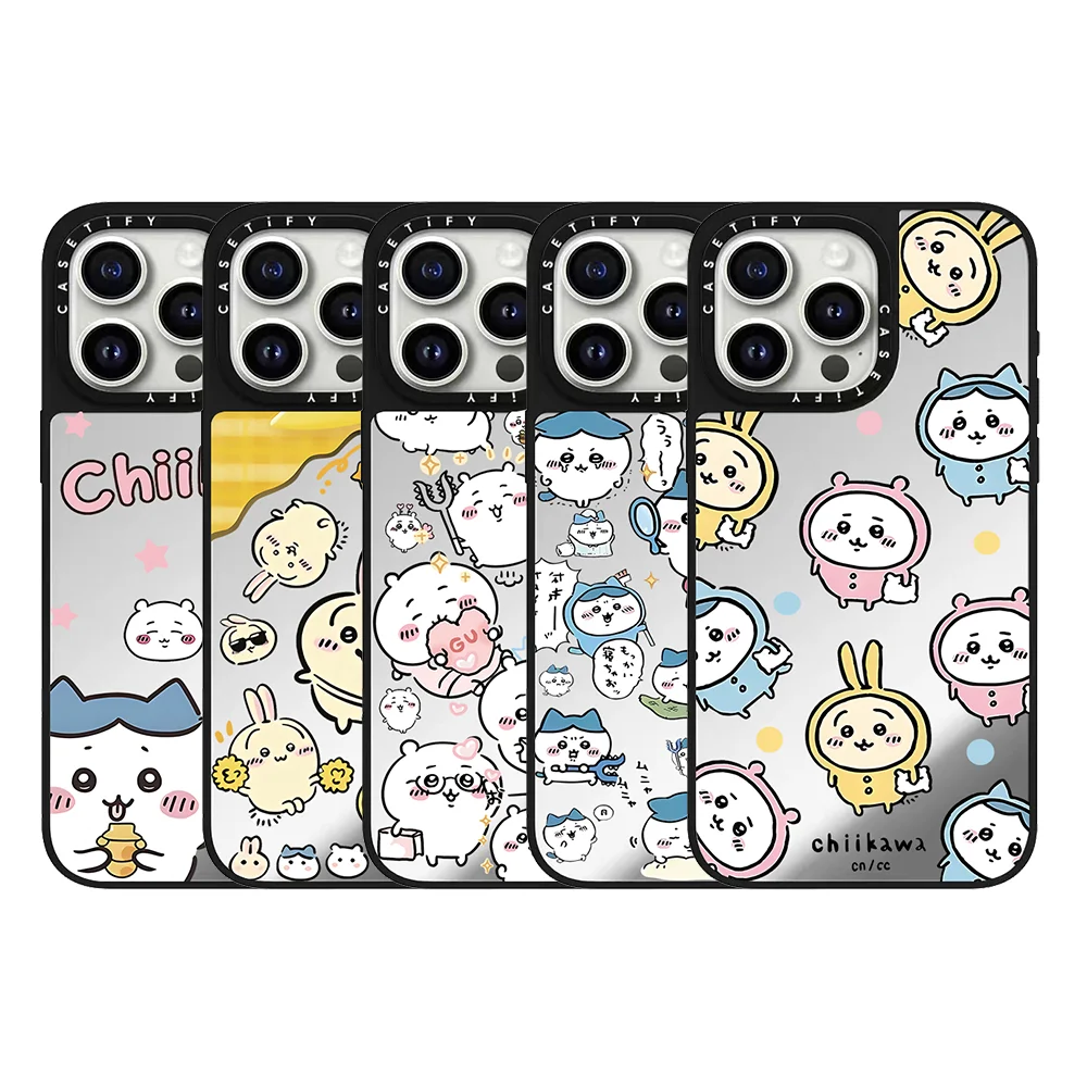 

CASETiFY Co-brand Chiikawa Cartoon Series Phone Case for iPhone 16 17 13 Pro Max Air 15 14 Plus magnetic Protect Cover