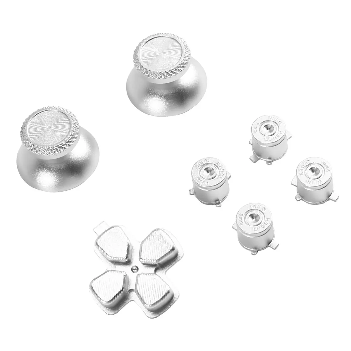 【~ New Y24A】1set for Full Set of Metal Driection Button ABXY Key for MAnalog Thumbsticks Cap Repair Parts A