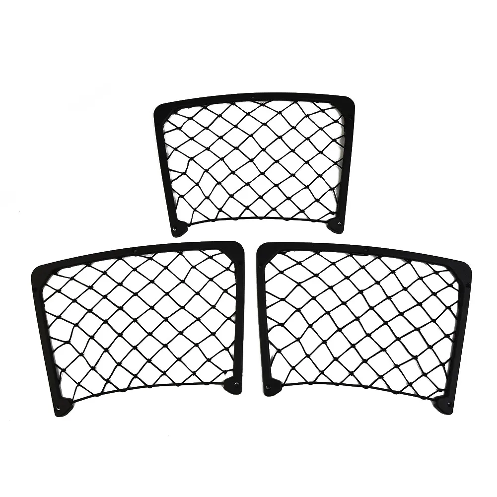 Car Organizer Mesh Net Pocket Set 3PCS for Van Campervan RV For Caravan Boat For T4 T5 Interior Clutter Control