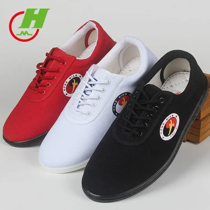 Hot Leasure Canvas Tai Chi  shoes  Martial Art Shoe, Practice Taiji  Morning Exercises Bottom Kungfu shoe