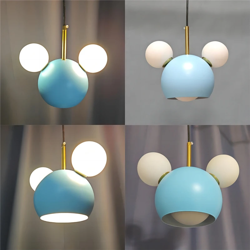 

Modern Creative Chandeliers LED Colorful Iron Hanglamps for Bedroom Baby Room Pendant Lights Home Decor G9 Luminaire Suspension