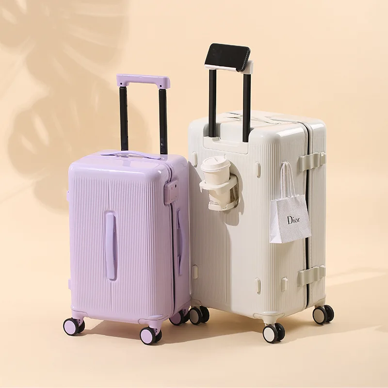 

Large Capacity Luggage Drop-Resistant Ultra-Light Good-looking Zipper Password Travel Suitcase Thickened Trolley Case