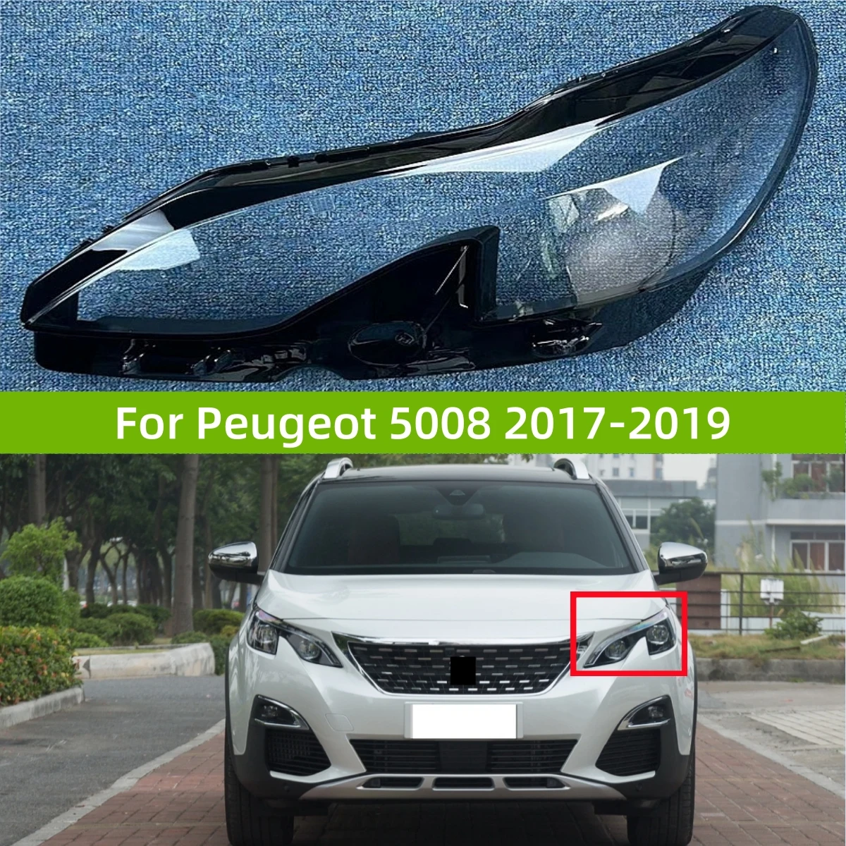 

For Peugeot 4008 2016 2017 2018 2019 Articles Cars Headlight Lights Glass Replace The Original Lens