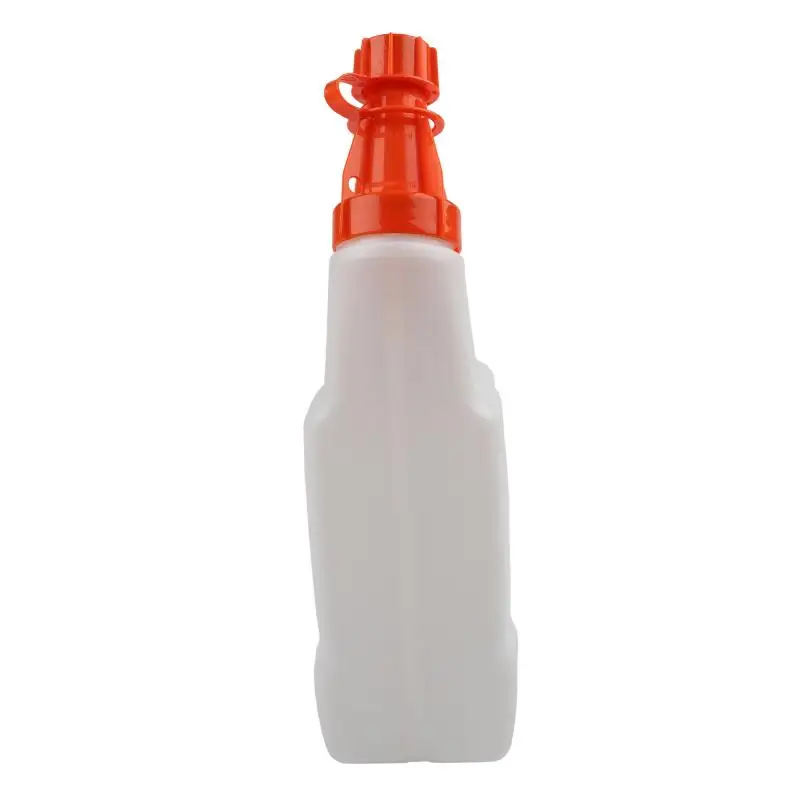 【AB1】1L 2 Stroke Fuel Mixing Bottle Anti-Leak Easy Pour Oil Mix Jug for Lawn Mower Chainsaw Home Yard Garden Engines{H}