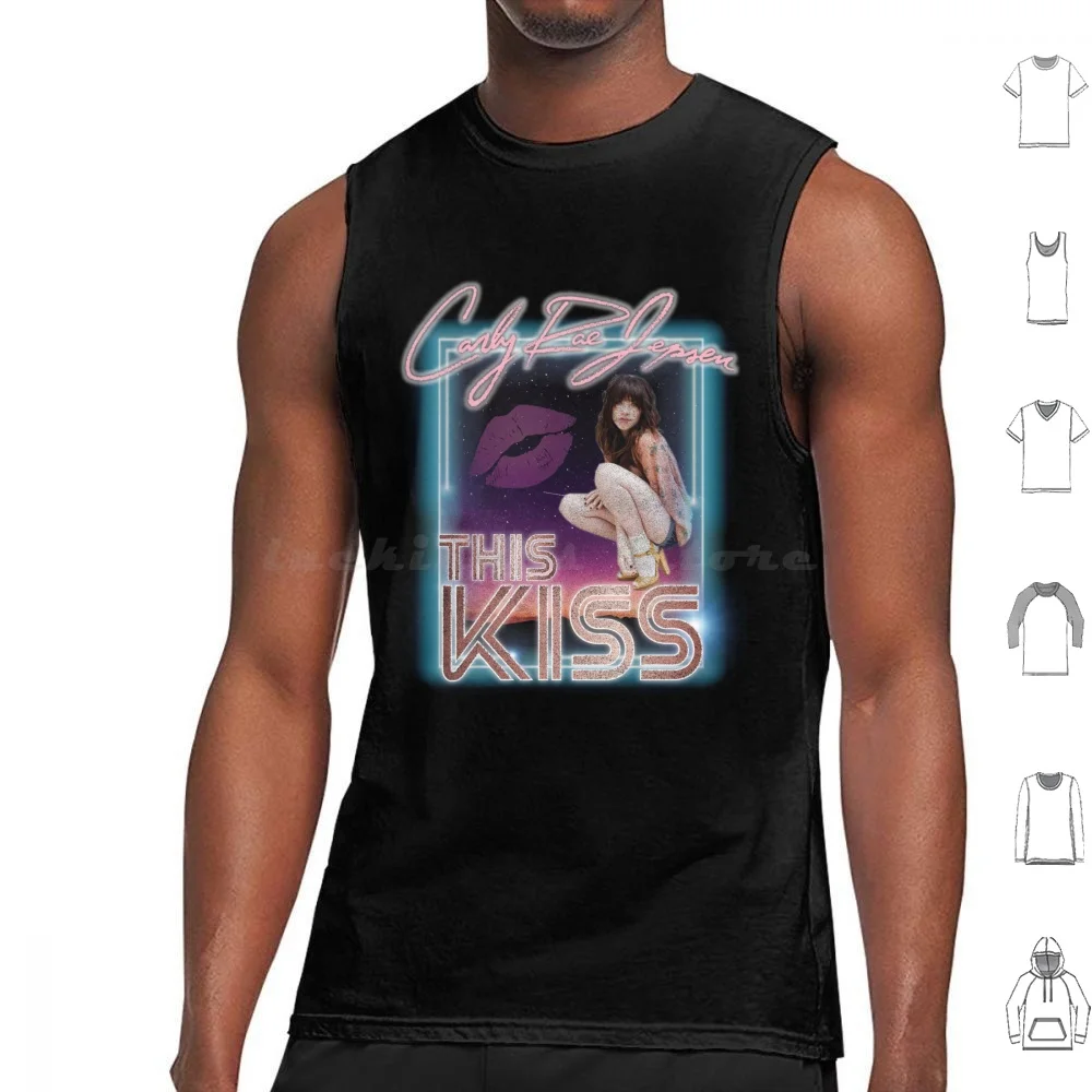 This Kiss Tank Tops Vest Sleeveless Kiss Crj Music Canadian Musician Throwback 80s Retro 90s