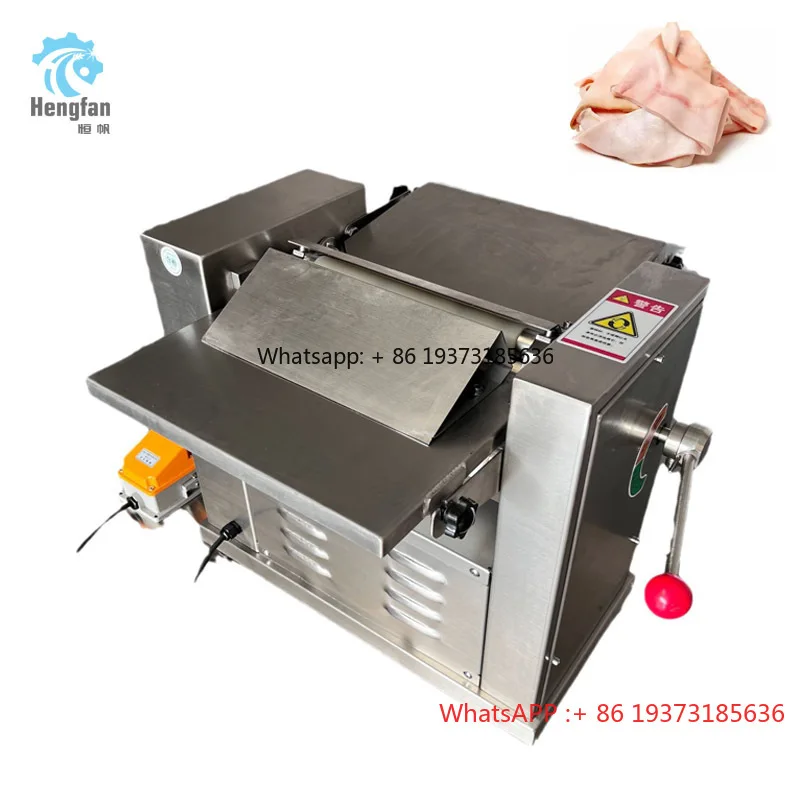 Fully Automatic Pork Machine Fresh Pork Stainless Steel Pig Degreasing Oil Scraping Peeling Machinefully