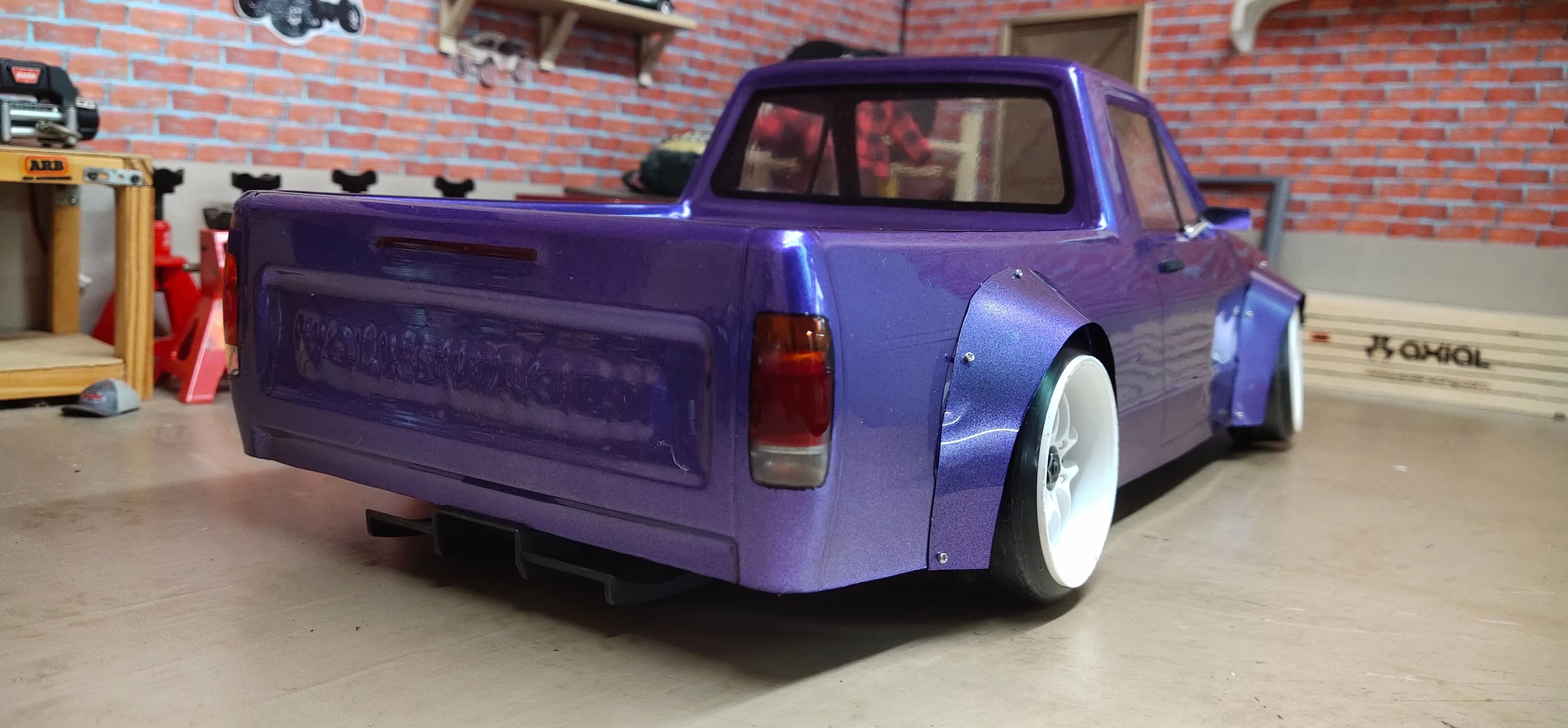 1/10 PC RC shell body Caddy MK1 190mm width Pickup trucks car Transparent shell body for turing Dirft mst yokomo hpi hsp