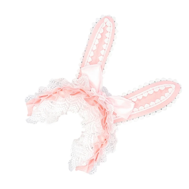 

Аниме горничная аксессуар для волос кроличьи уши кружевная повязка для волос для женщин подростков косплей событие