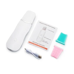 Electric Skin Scrubber Peeling Blackhead Remover Deep Face Cleaning Lifting Ion Acne Pore Cleaner Facial Spatula Shovel Cleanser
