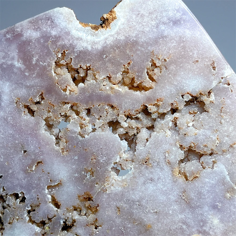 Pink Flower Agate Druzy Stone Quartz Gemstone Quartz Reiki Chakras Ornaments Energy Healing Gemstones Home Decoraition