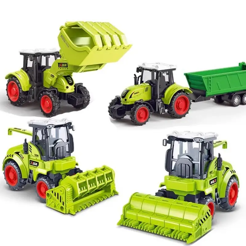 1Pcs Dump Truck Crane Engineering Inertia Car Toy Inertial Gliding City Construction Excavator Models Manual Skills Development
