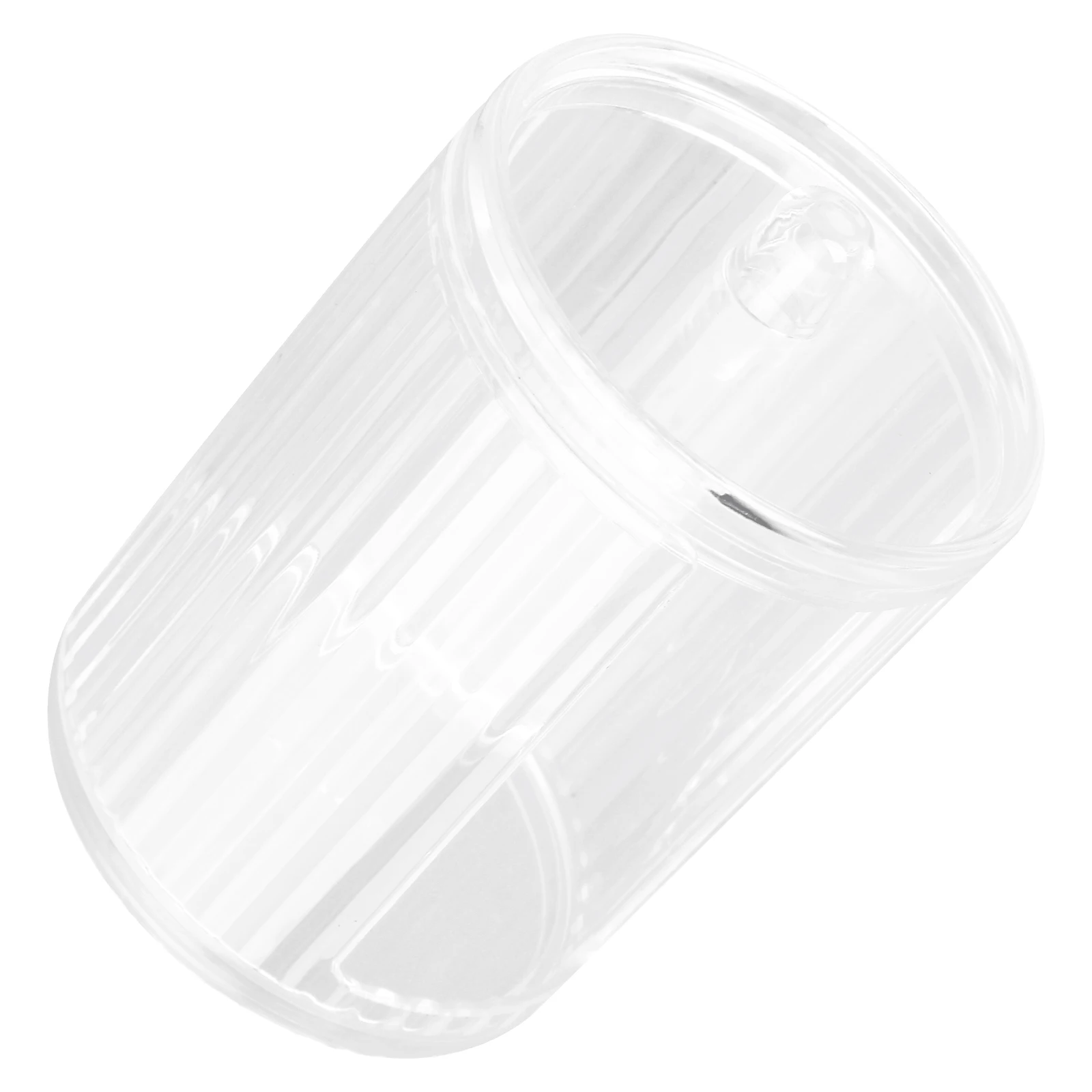 

1pc Transparent Makeup Cotton Storage Box Household Organizer For Bedroom Bathroom Cotton Pads Tool Container Holder