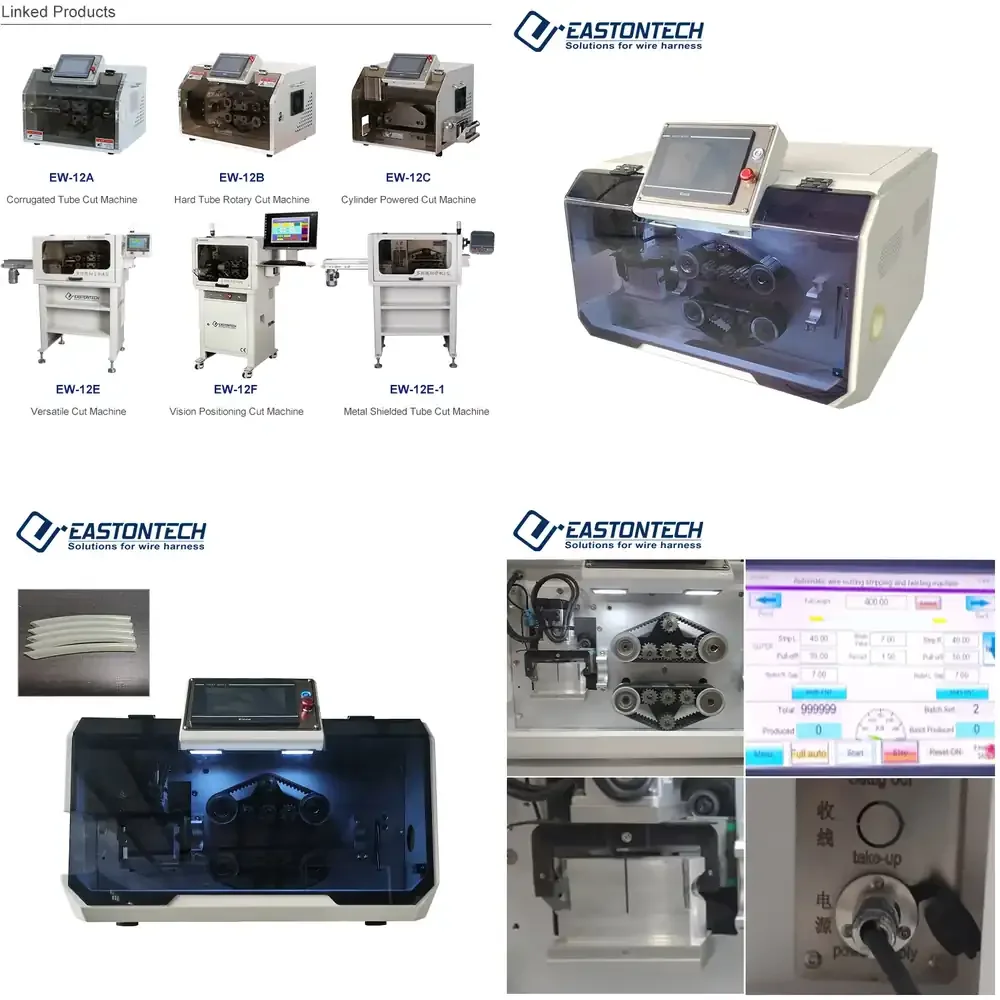 Industrial-Grade Automatic Tube Cutting Machine for 4-35mm OD Pipes Multi-Material (PVC/Corrugated/Heat Shrink/PPR)