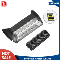 Replacement Shaver Foil Cutter for BRAUN 10B 20B Series 1 1000 1715 1735 1775 170 180 CruZer 2775 Shaving Screen Mesh Razor Grid