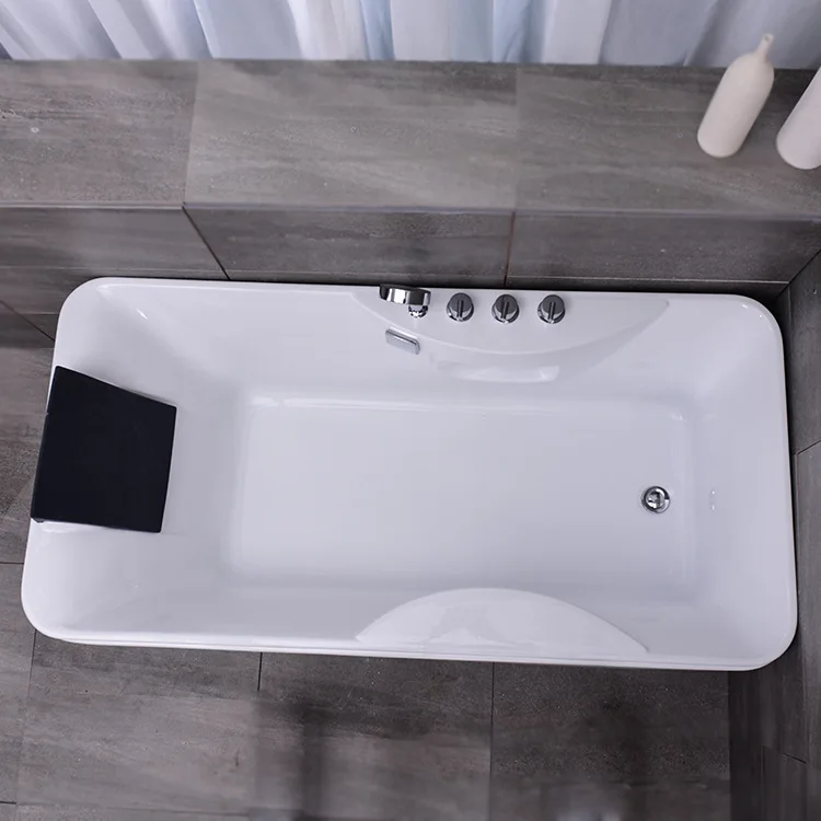 Bañera acrílica, jacuzzi, bañera de pared, bañera familiar, venta directa al por mayor de fábrica