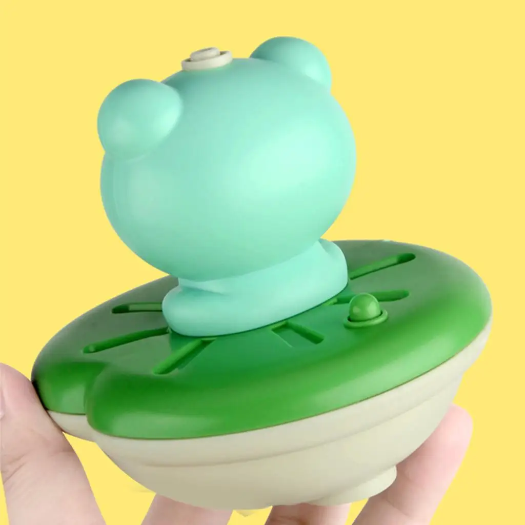 Water Spray Toddlers Toy Cartoon Frog Bathing Floating Durable Sprinkler Fountain Toys